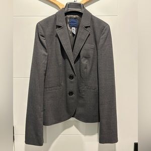 Vintage J Crew Charcoal Wool Suit